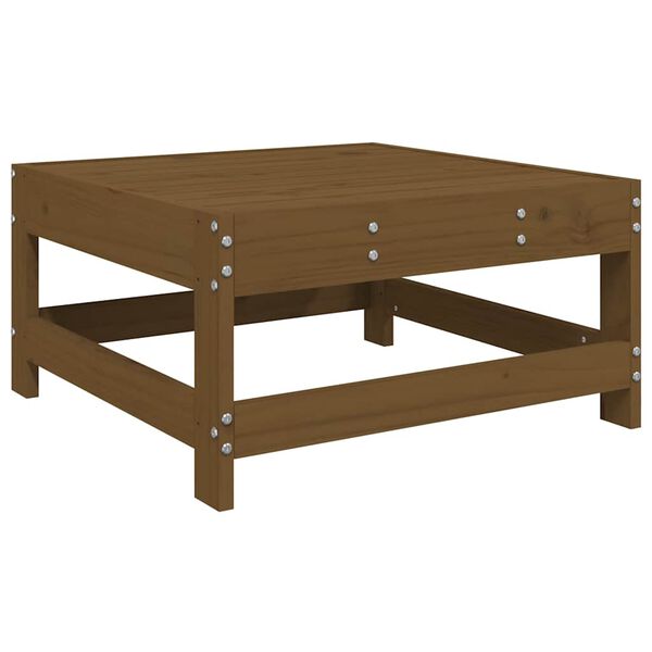 vidaXL Garden Footstool Honey brown; Taupe