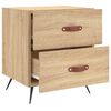 vidaXL Bedside Cabinet Set of 2 Sonoma oak