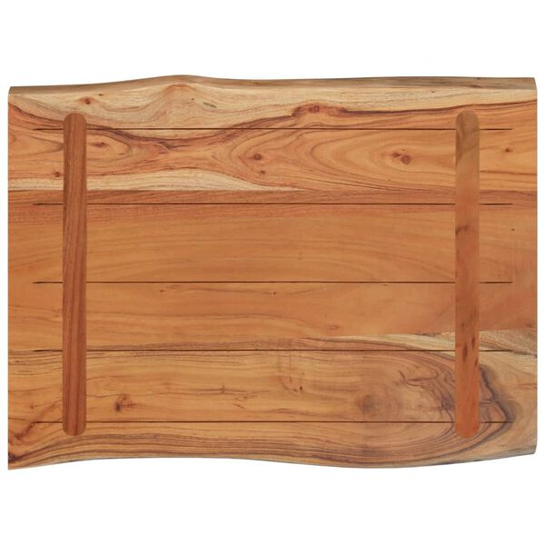 vidaXL Table Top Natural wood Solid acacia wood 20x16 in Durable