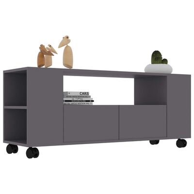 vidaXL TV Cabinet Gray 47.2"x13.8"x16.9" Engineered Wood