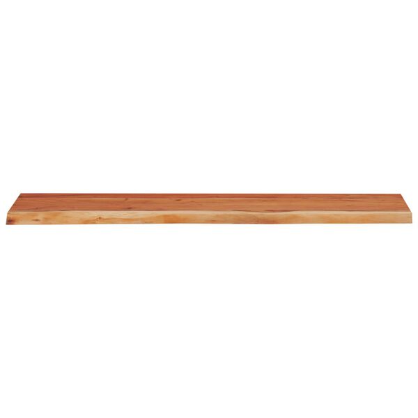 vidaXL Wall Shelf Natural Wood Solid Acacia wood 39.4 x 11.8 x 1.5 in