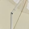vidaXL Beach Parasol Sand Yellow Polyester 118.1 in Tiltable