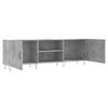 vidaXL TV Cabinet Concrete Grey Engineered Wood, Iron Large TV Cabinet