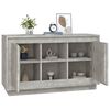 vidaXL Sideboard Concrete Gray Engineered Wood Medium Sideboard