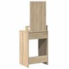 vidaXL Dressing Table Brown 19.69 x 16.14 x 55.12 in Engineered Wood