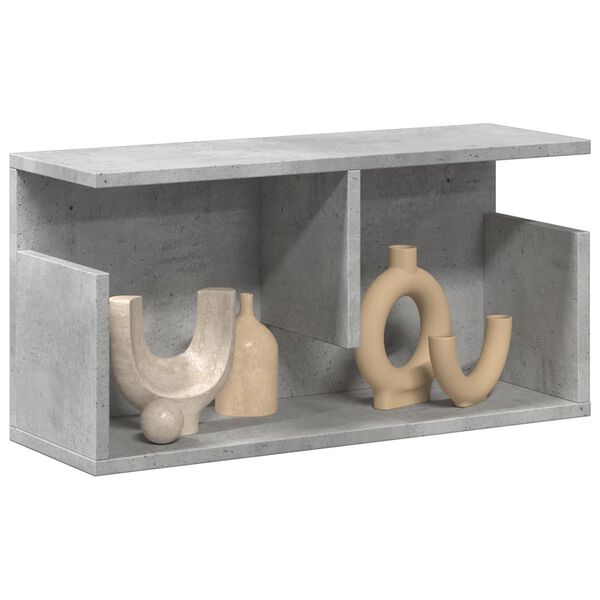 vidaXL Wall Cabinet Concrete grey Engineered wood Medium Wall Cabinet