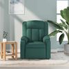 vidaXL Massage Recliner Chair Dark Green