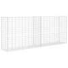vidaXL Gabion Basket Galvanized Steel 33.5"x11.8"x78.7"