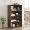 vidaXL Highboard Brown Oak Engineered wood 27.6 x 16.1 x 48.8 in Storage