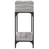 vidaXL Console Table Grey Sonoma Engineered wood, metal Console Table