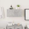 vidaXL Bathroom Wall Cabinet Concrete Grey Engineered Wood Medium