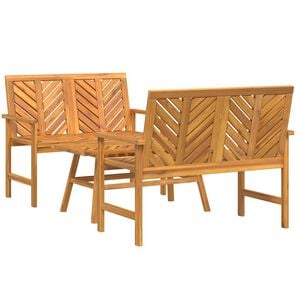 vidaXL Garden Lounge Set Brown Solid Acacia wood
