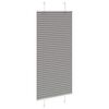 vidaXL Pleated Blind Anthracite 100% polyester 25.6x39.4 in