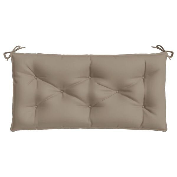 vidaXL Garden Bench Cushion Taupe Oxford fabric (100% polyester) Large