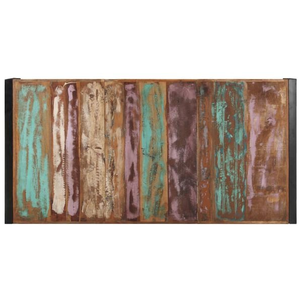 vidaXL Coffee Table Multicolour Reclaimed Wood Large Durable