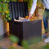 Keter Outdoor Storage Box Anthracite Plastic PP Large Durable