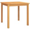vidaXL Garden Dining Set Natural Teak Solid Teak Wood Medium Stackable