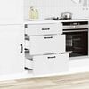 vidaXL Kitchen Base Cabinet White Engineered Wood Standard