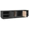 vidaXL TV Cabinet Grey Solid pine wood Large TV Cabinet Rectangular