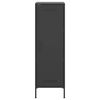 vidaXL Highboard Black Steel Tall Highboard Rectangular Industrial