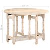 vidaXL Dining Table Bleached wood Solid mango wood Standard Durable