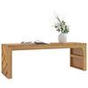vidaXL Coffee Table 43.3x13.8x15.0" Solid Wood Teak