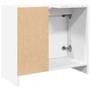vidaXL Sink Cabinet White Engineered wood Medium Sink Cabinet