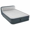 INTEX Airbed White and Grey Vinyl with velvet top layer Queen Portable