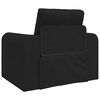 vidaXL Sofa Bed Black 38.58 x 27.95 x 32.68 in Velvet