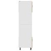 vidaXL Oven Cabinet Set of 2 Sonoma oak Engineered wood Compact