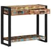 vidaXL Console Table Multicolour 90 x 33 x 75 cm solid reclaimed wood