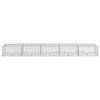 vidaXL Gabion Basket Silver Galvanized iron Large Durable