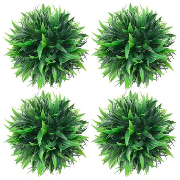 vidaXL Artificial Boxwood Ball Mixed Green Polyethylene Small