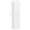 vidaXL Bathroom Furniture Set White Engineered wood, acrylic, ceramic Tall