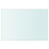 vidaXL Glass Panel Clear Tempered glass 7.9 x 11.8 in Durable