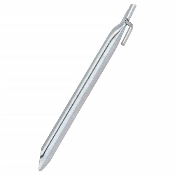 vidaXL Tent Pegs 24 pcs V-shaped 9.4 " Ø0.79 " Galvanised Steel