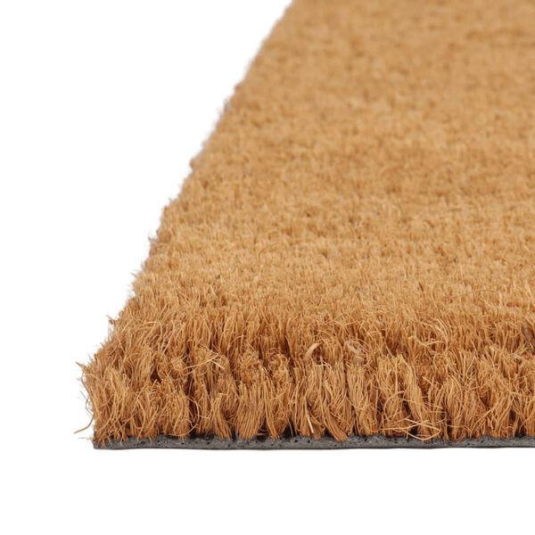vidaXL Door Mat Natural Coir, PVC 35.4 x 59.1 in Non-slip