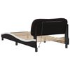 vidaXL Bed Frame Black and White