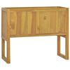 vidaXL Bathroom Cabinet Natural wood Solid teak wood Medium