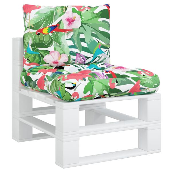vidaXL Pallet Cushion Multicolour Oxford fabric (100% polyester)