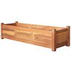 vidaXL Raised Bed Set of 2 Brown Acacia wood Large Durable