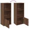 vidaXL Bookcase Brown Oak Engineered Wood Standard Bookcase