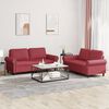 vidaXL Sofa Set Wine Red