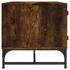 vidaXL Coffee Table Smoked oak Engineered wood, glass, steel Medium
