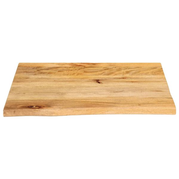 vidaXL Table Top Natural Wood Solid Mango Wood 24 x 24 in Durable
