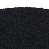 vidaXL Door Mat Black Half Round 23.6"x35.4" Tufted Coir