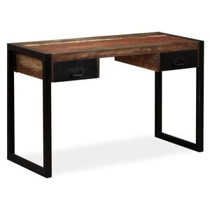 vidaXL Desk Varies Solid reclaimed wood 47.2 x 19.7 x 29.9 in Desk