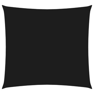 vidaXL Sunshade Sail Oxford Fabric Square 6.6x6.6' Black
