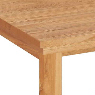 vidaXL Desk 39.4"x17.7"x29.5" Solid Teak Wood