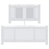 vidaXL MDF Radiator Cover White 80.7"